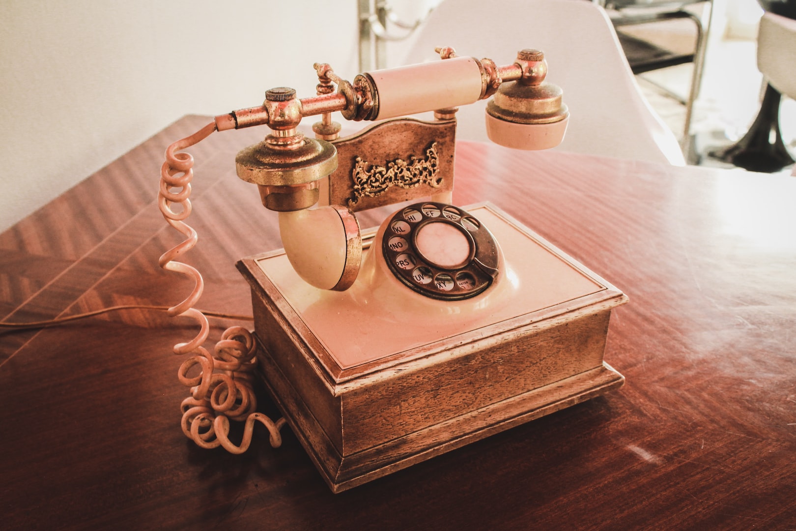 an old style phone